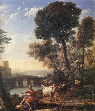  guardi - Landschaft mit Apollo Bewachung des Herd von Admetus Claude Lorrain